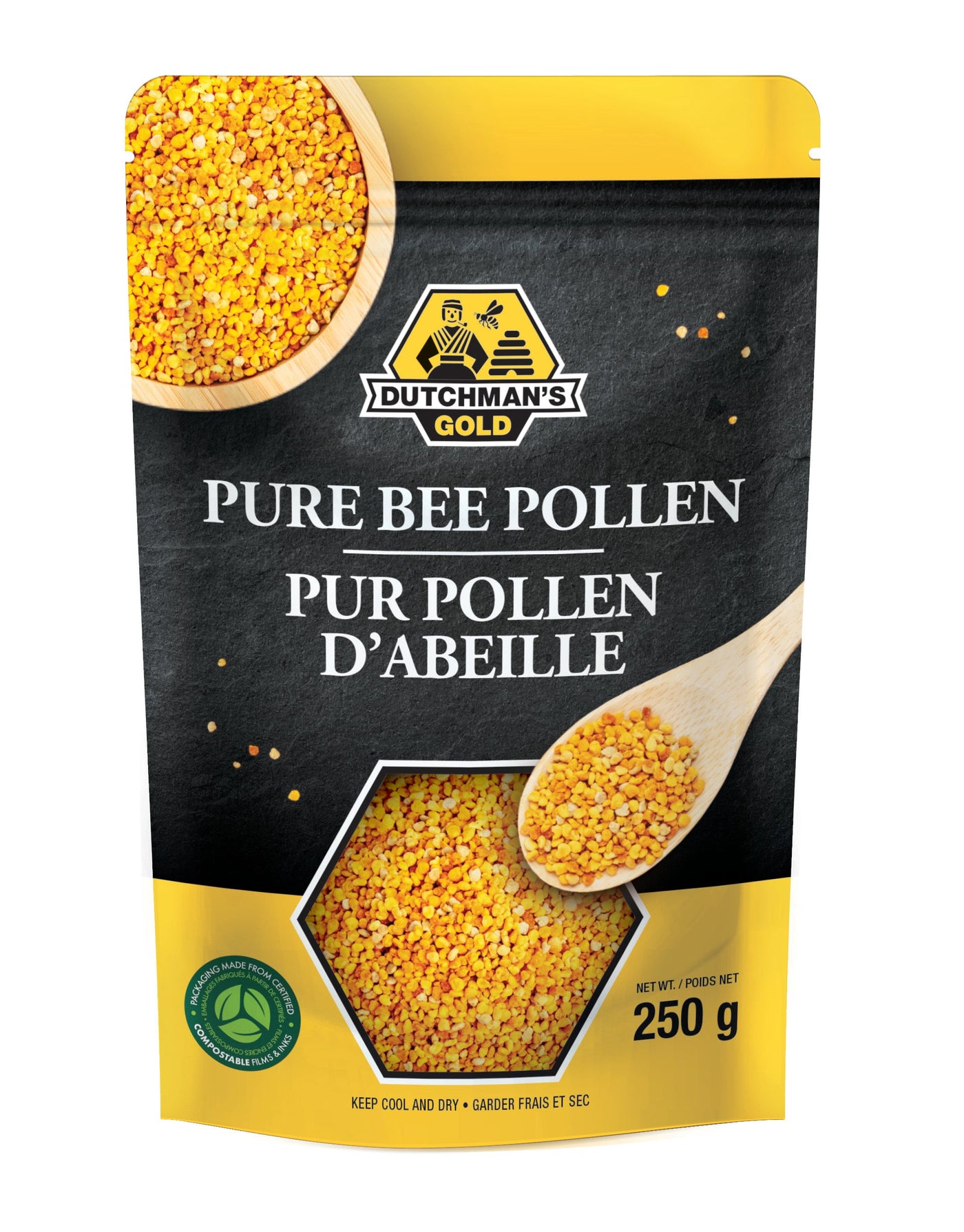 Dutchman's Gold Bee Pollen - 250 g (1/2 lb)
