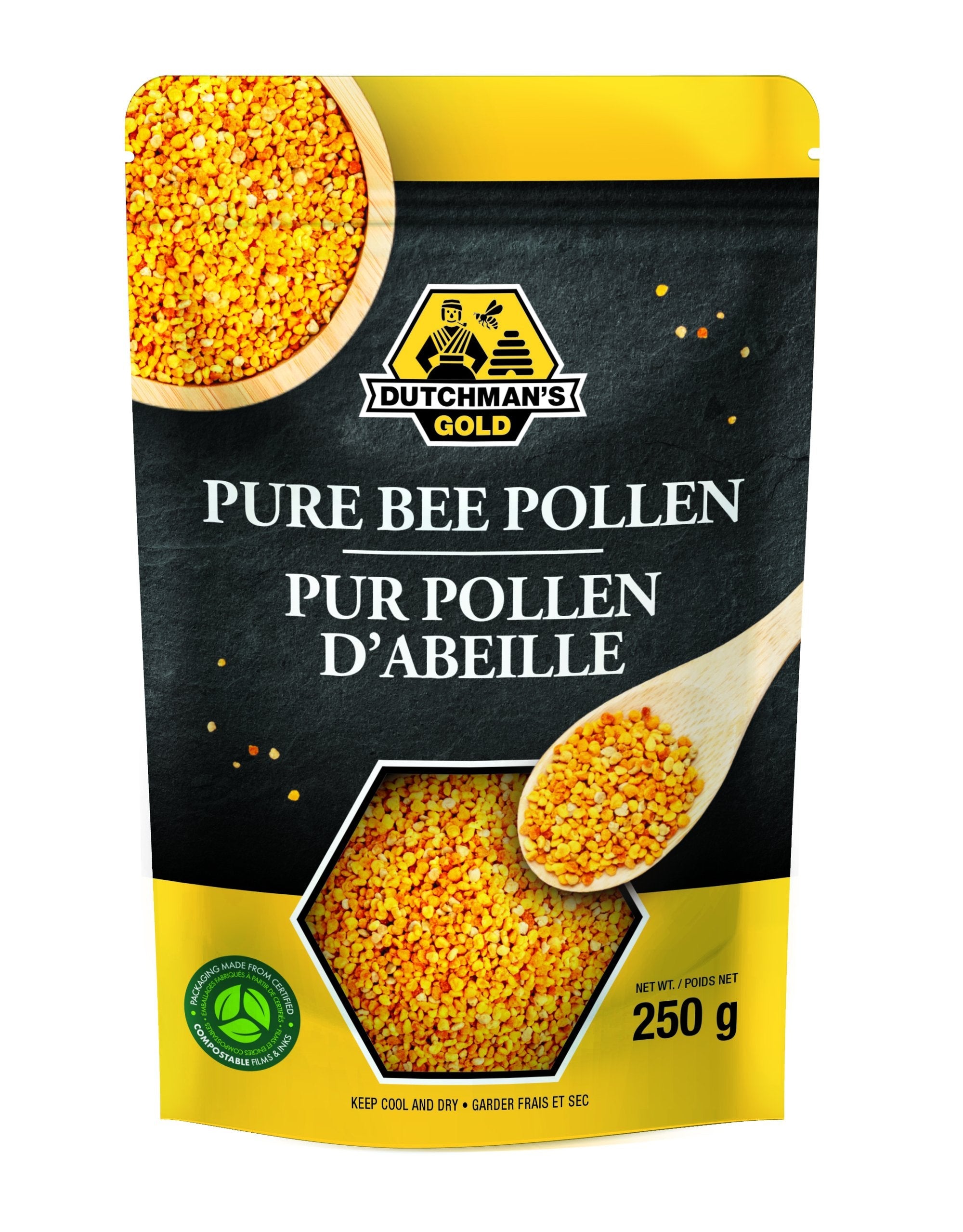 Wholesale - Dutchman's Gold Bee Pollen Granules - 250 g