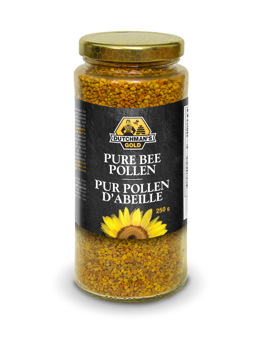 Wholesale - Bee Pollen Granules 250 g Glass Jar