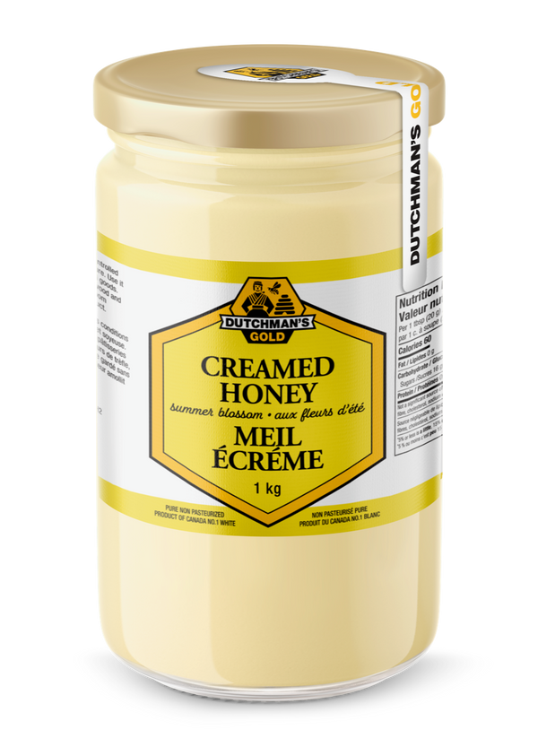 Wholesale Summer Blossom CREAMED Honey 1 kg Bee Buzz Shop