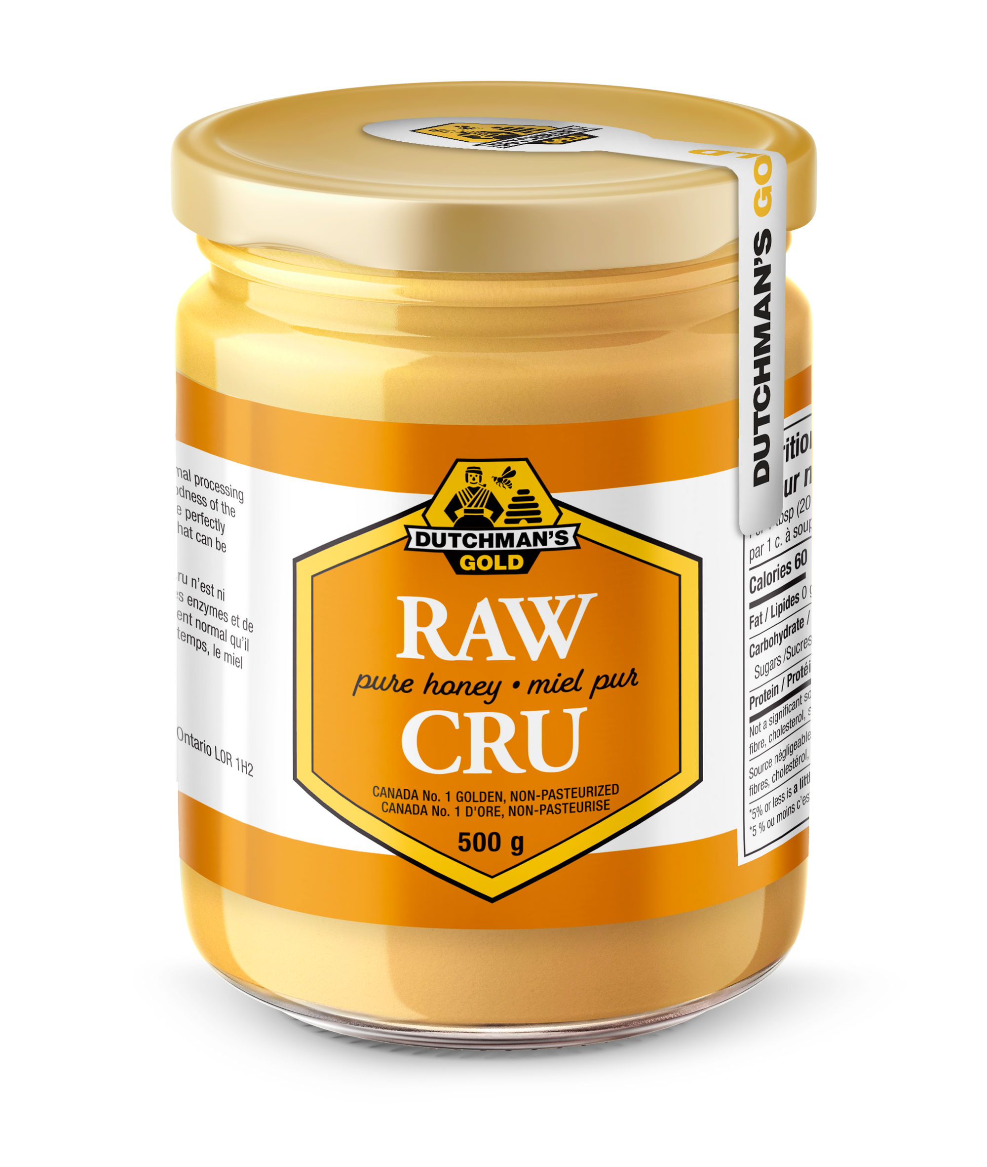 Wholesale - Dutchman's Gold Raw Honey 500 gram