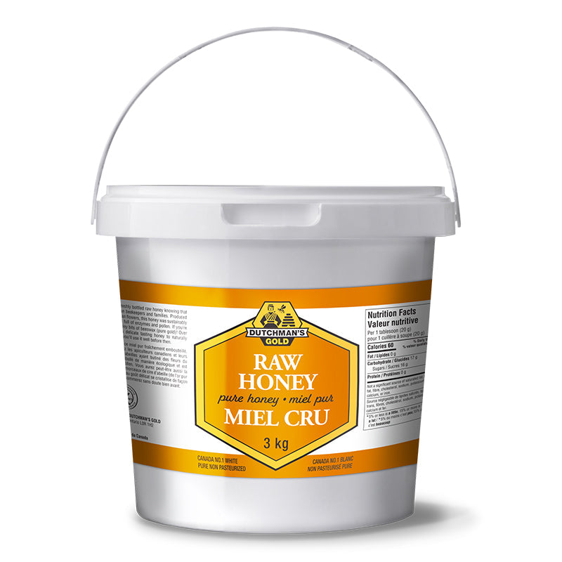 Wholesale - Dutchman's Gold Raw Honey 3 kg