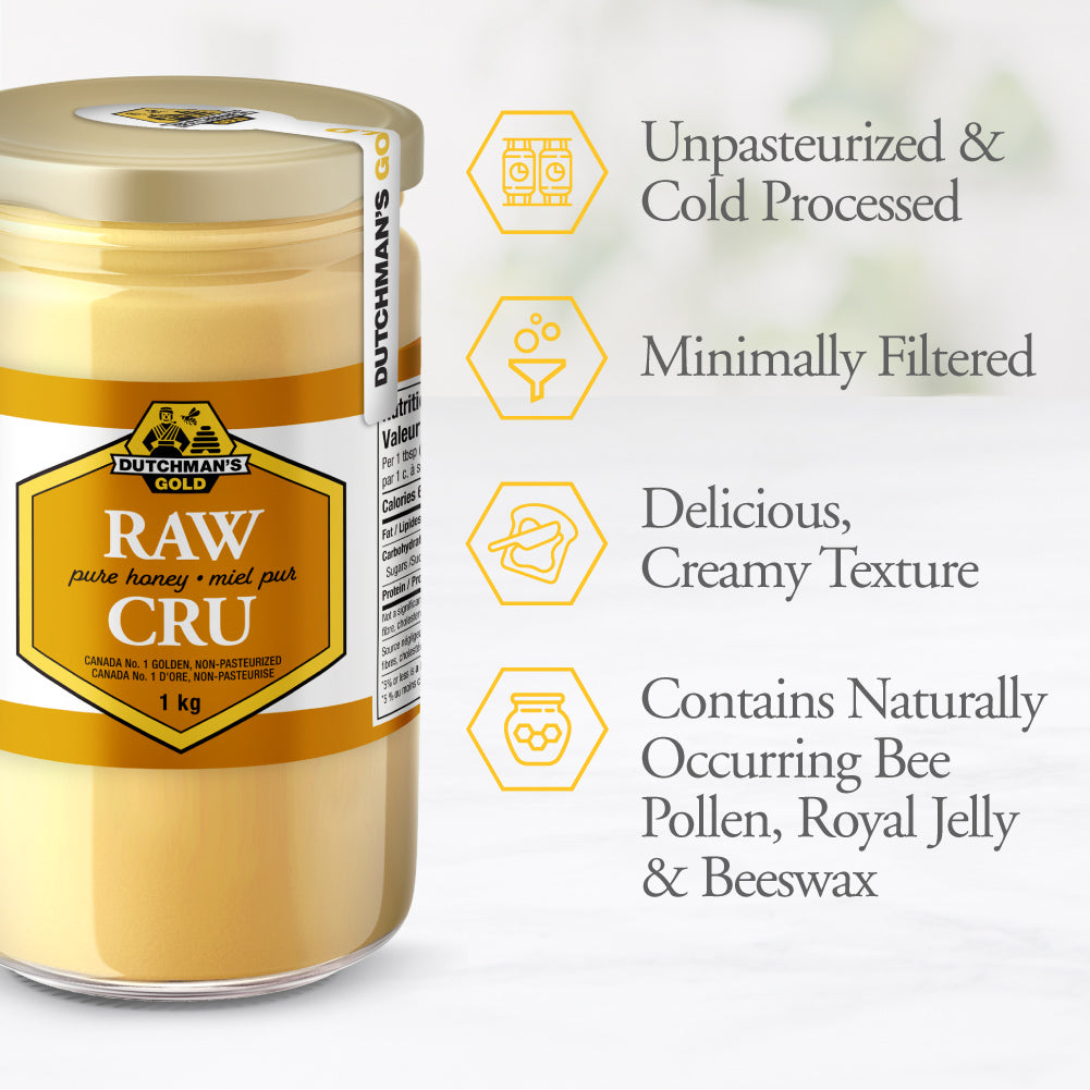 Dutchman's Gold Raw Honey - 15 kg (33 lb) - USA Addresses