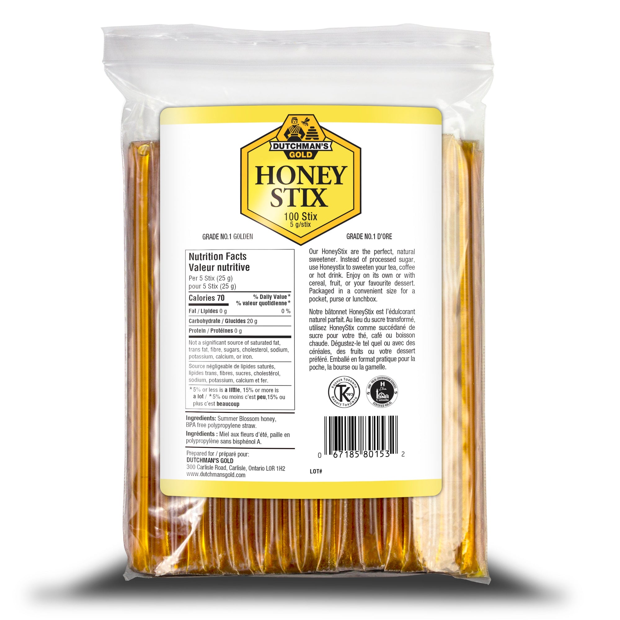 Wholesale - Honey Stix - 100 stix