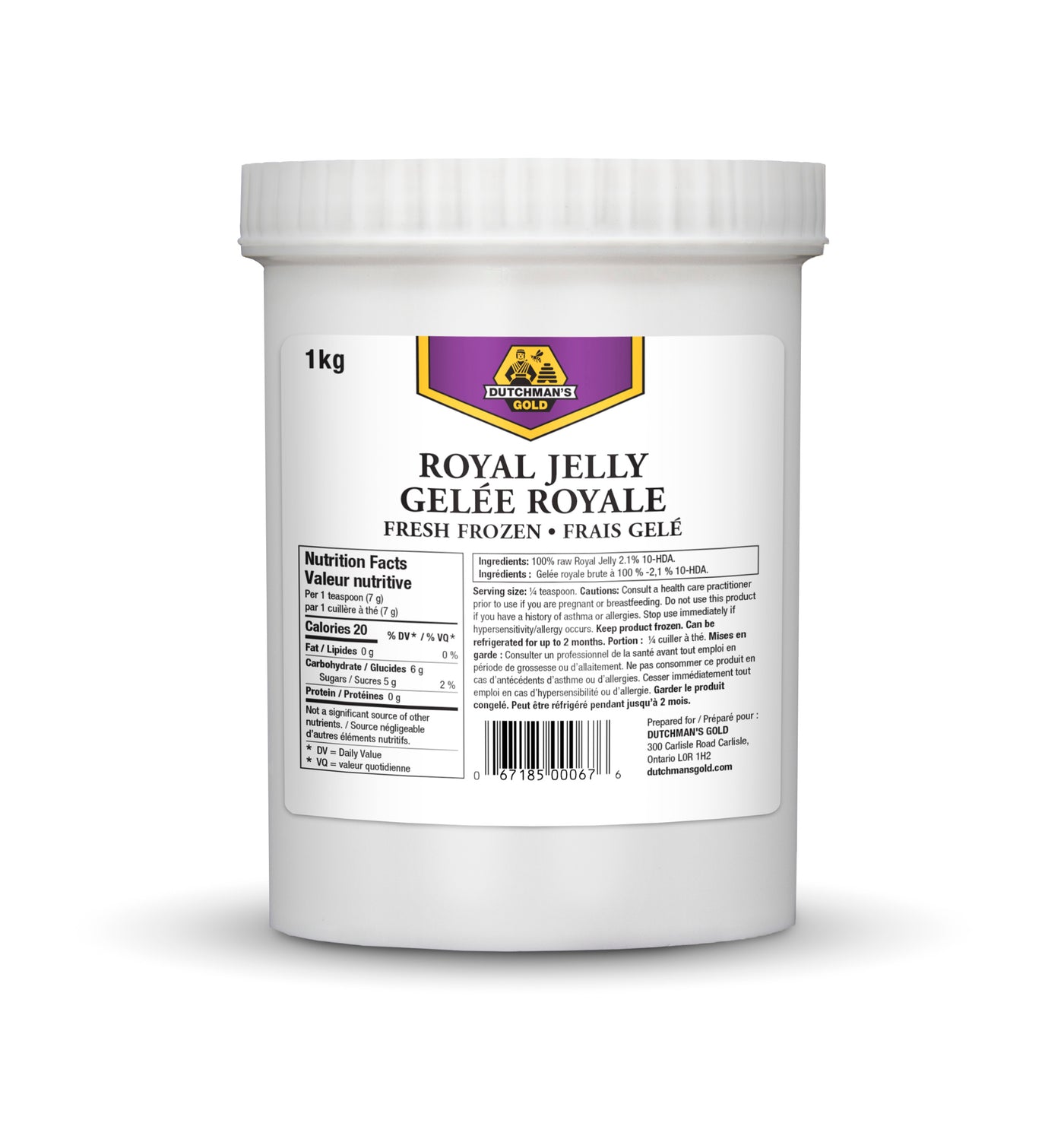 Dutchman's Gold Fresh Royal Jelly 1 kg (2.2 lbs)