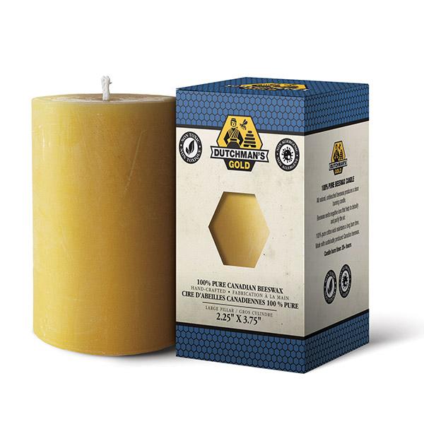 Wholesale - Beeswax Pillar Large - 2.25 X 3.75