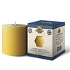 Wholesale - Beeswax Medium Candle 3 X 3.25 inch