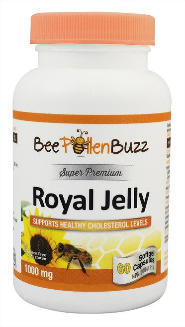 Wholesale - Bee Buzz Super Premium Royal Jelly 1000 mg 60 softgels