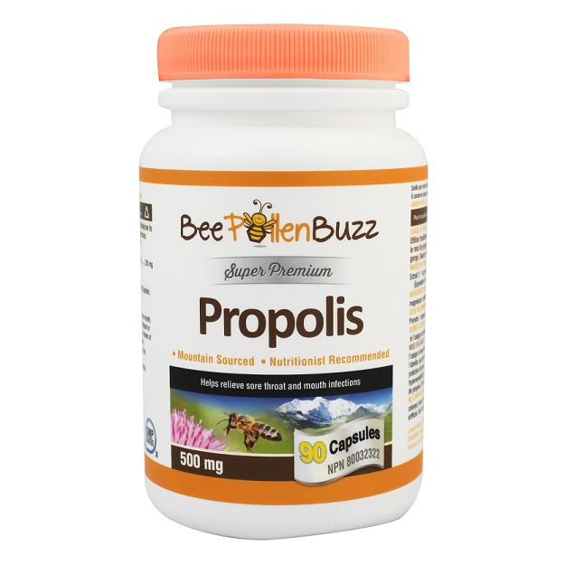 Bee Buzz Premium Propolis 500 mg 90 caps