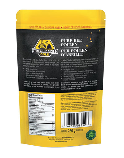 Dutchman's Gold Premium Canadian Bee Pollen - 250 g (0.5 lbs)