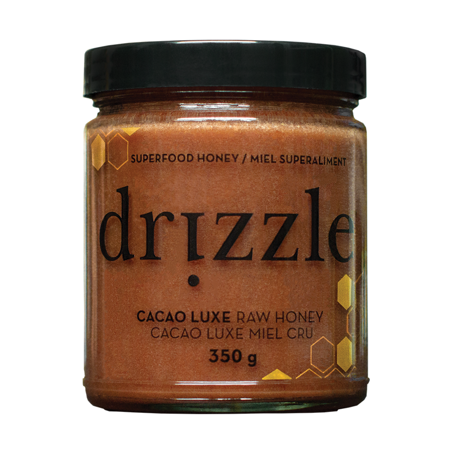 Drizzle Cacao Luxe Gold Raw Honey 350 g