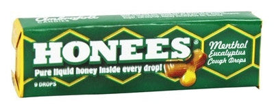 Honees Honey Lozenges - Menthol Eucalyptus