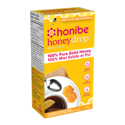 Honibe HoneyDrops Lemon - 12 pack