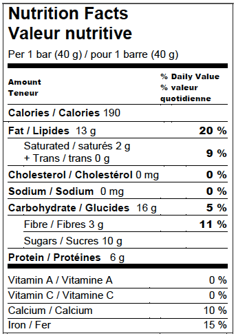 Lemon and Sesame Honey Bars - 15 bars per box