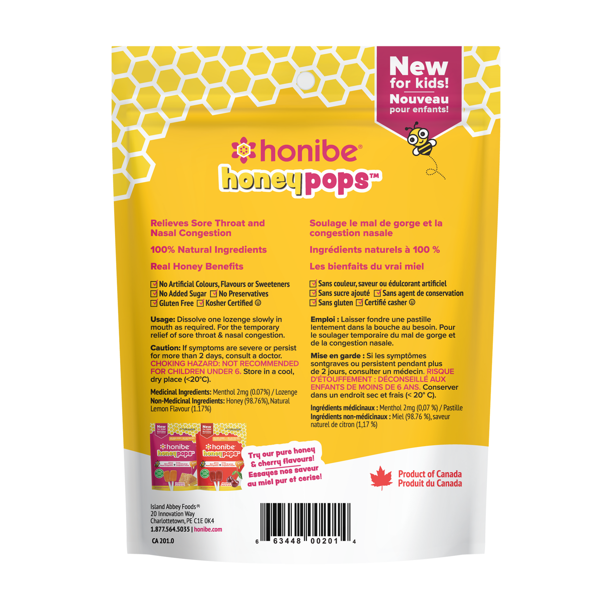 HoneyPops - Lemon
