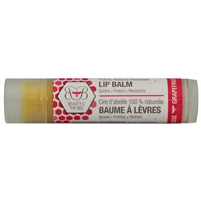 Beauty & the Bee Lip Balm - Grapefruit