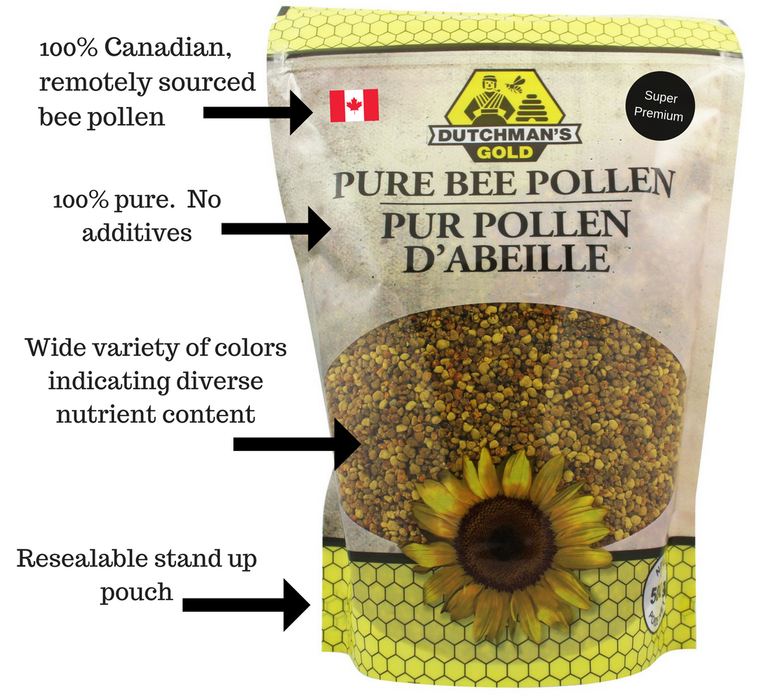 WHOLESALE Dutchman's Gold Canadian Premium Bee Pollen Granules - 1 kg (2.2 lbs)
