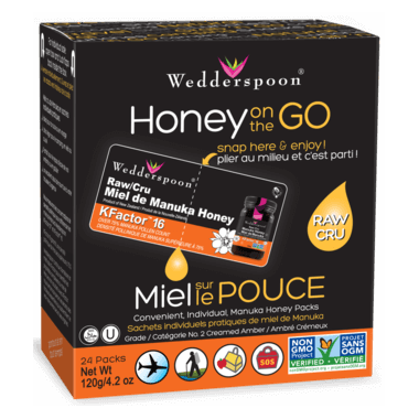 Wedderspoon Honey on the Go - 24 packs