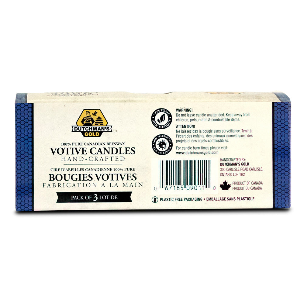 Dutchman's Gold Beeswax Votives