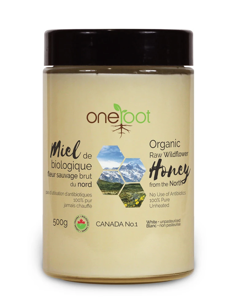 Organic Raw Wildflower Honey - 500 g